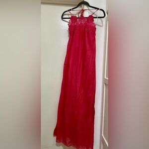 Max Studio NWT Pink Embellished Halter Dress